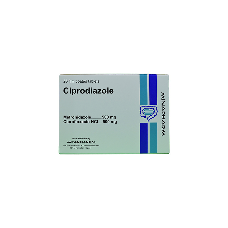 CIPRODIAZOL 500 MG 20 TABLET
