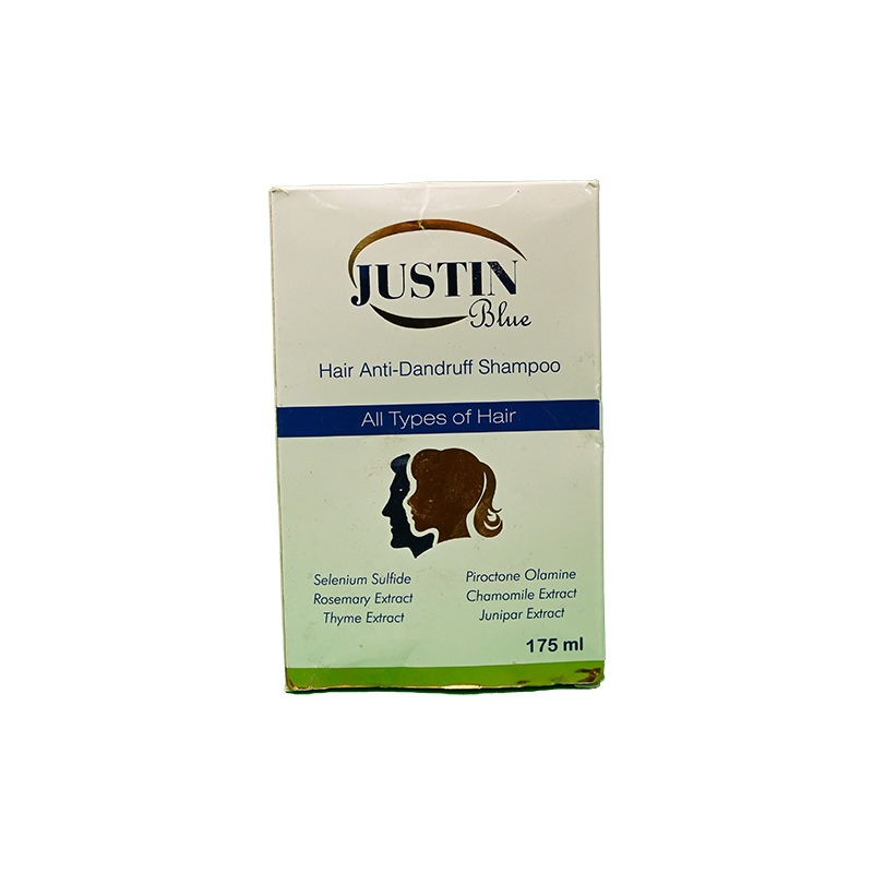 JUSTIN BLUE ANTI DANDRUFF SHAMPOO 175 ML
