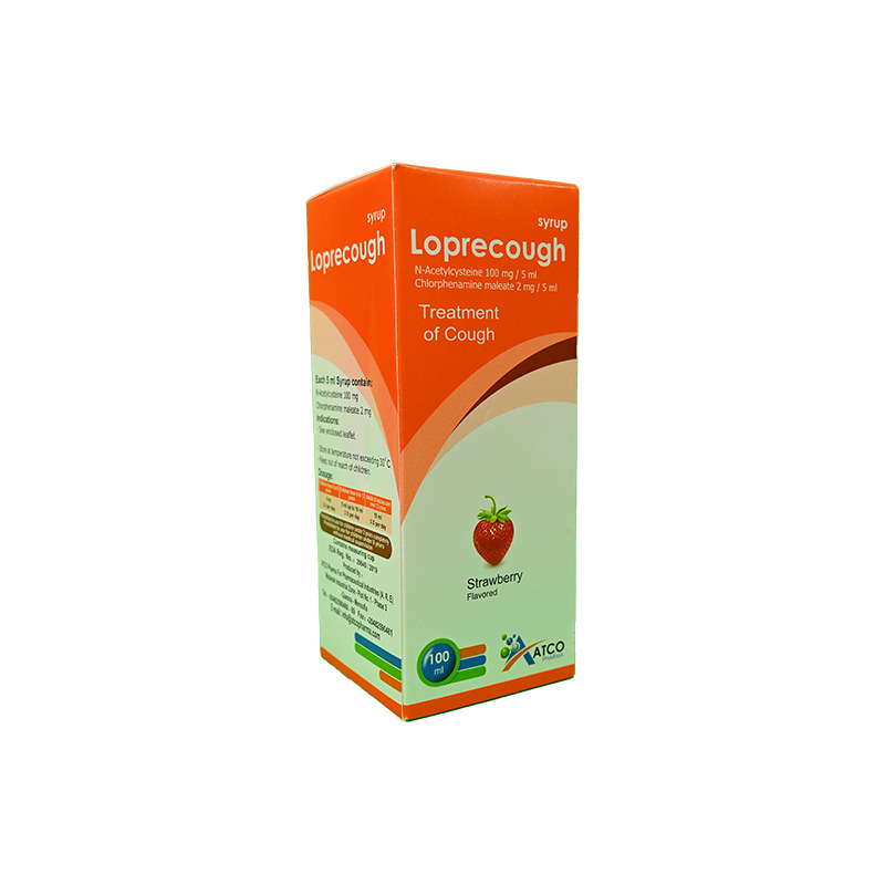 LOPRECOUGH STRAWBERRY FLAV 100ML SYRUP