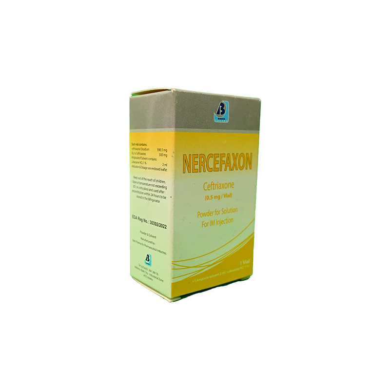 NERCEFAXON 1 GM I.M VIAL
