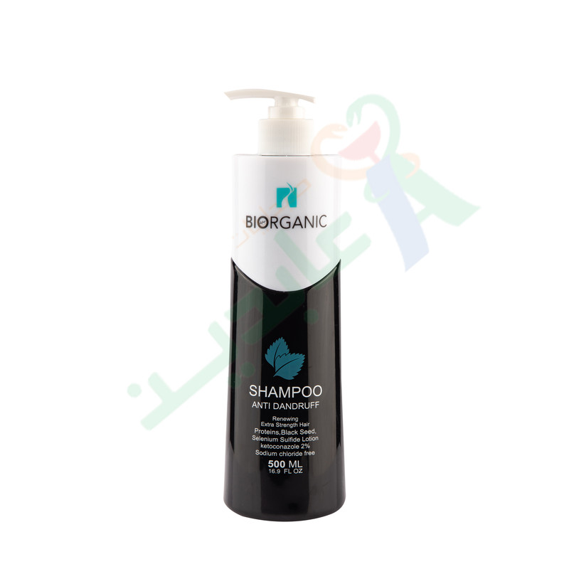 Biorganic shampoo anti dandruff 500ML