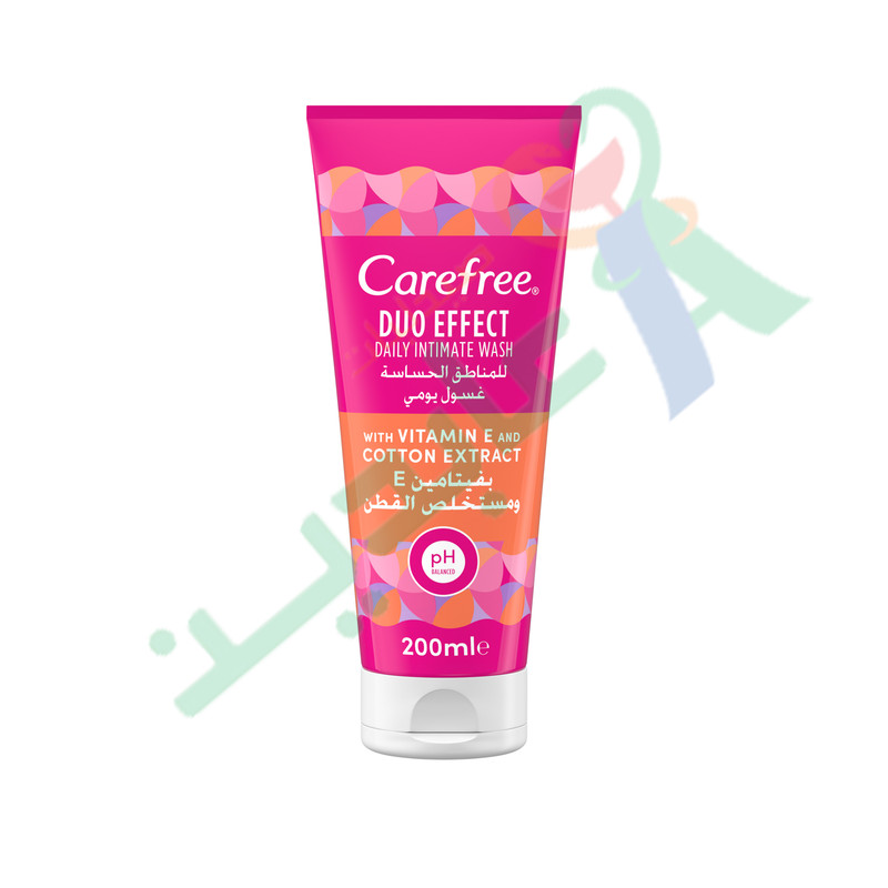 CARE FREE INTIMATE WASH WITH VITAMIN E&COTTON.EX200M