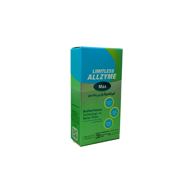 LIMITLESS ALLZYME MAX 20 TABLET