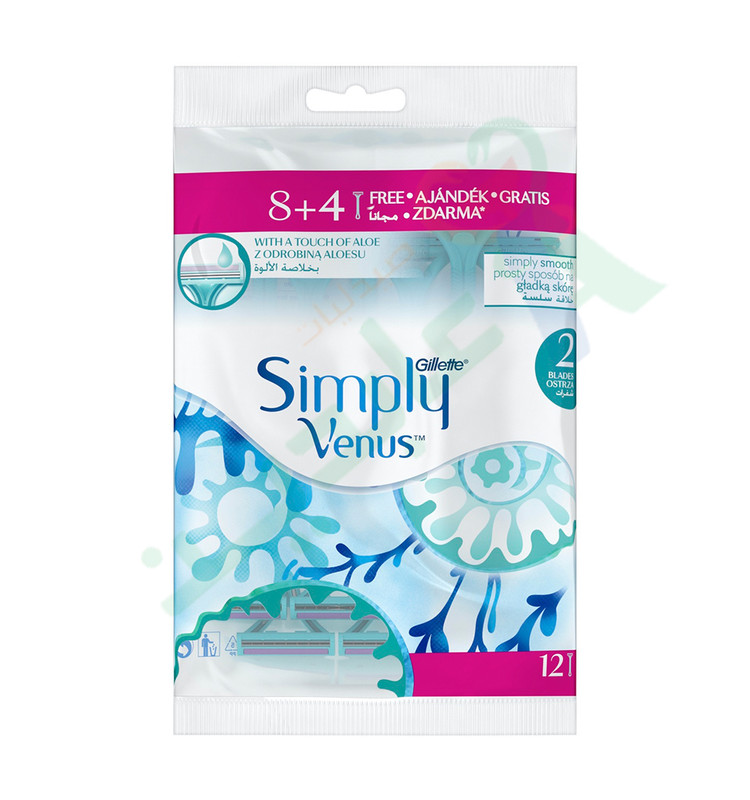 GILLETTE SIMPLY VENUS 8 MACHINE + 4MACHINE FREE--