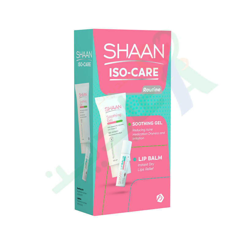 SHAAN ISO-CARE SOOTHING GEL 120ML+LIP BALM 5G FREE