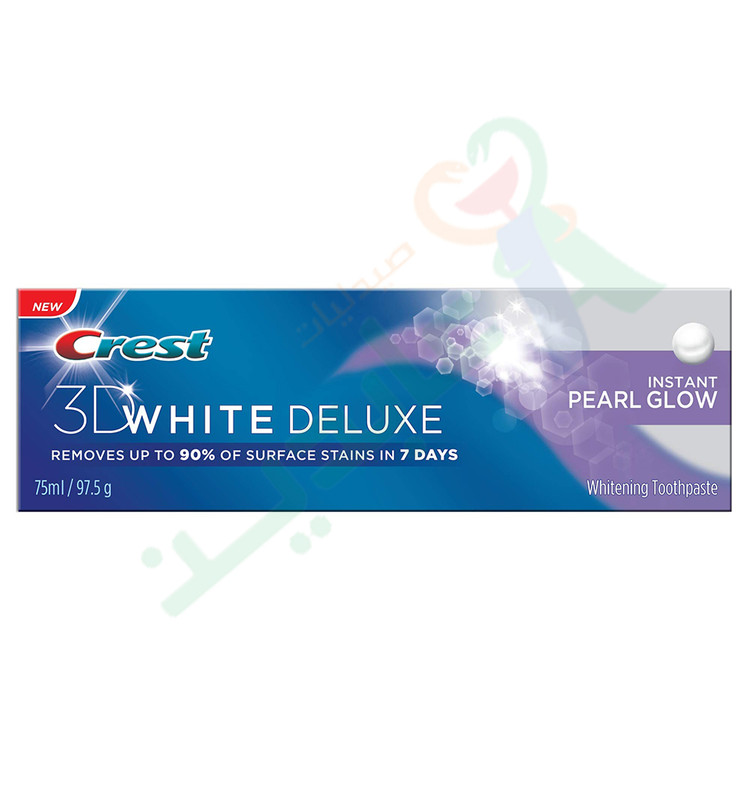 CREST (3D WHITE DELUXE) PEARL GLOW 75ML