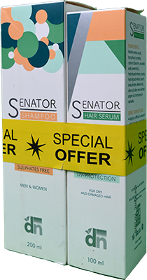 SENATOR SHAMPOO 200ML +HAIR SERUM 100ML OFFER
