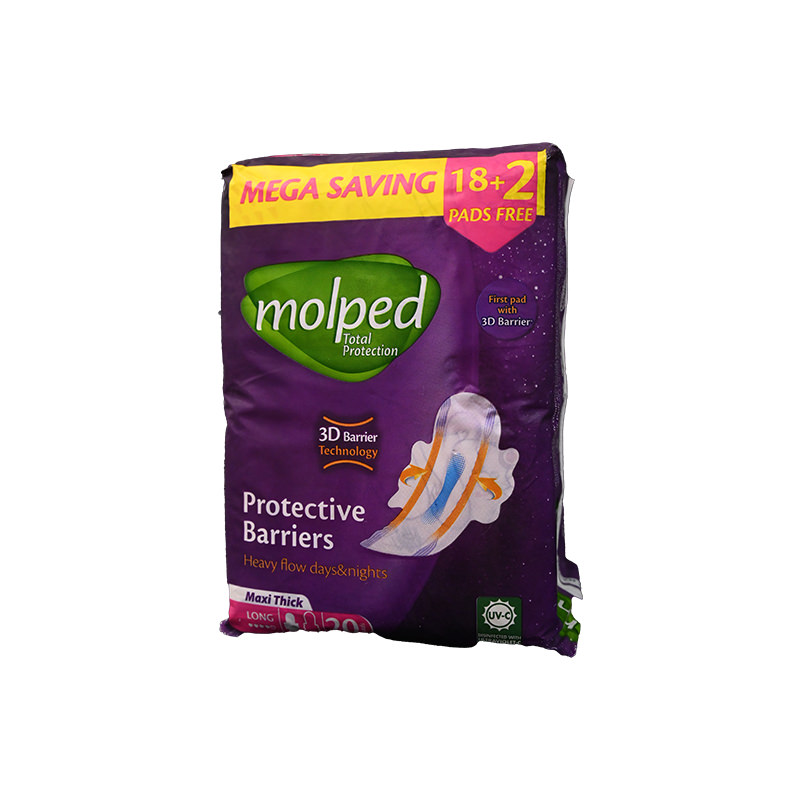 MOLPED TOTAL PROTECTION MAXI EXTRA LONG 18+2 PADS