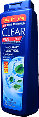 CLEAR MEN SHAMPOO COOL SPORT MENTHOL 600 ML OFFER