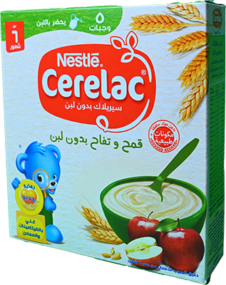 CERELAC WHEAT&APPLE 125GM
