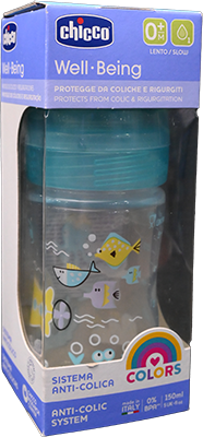 CHICCO WELL BEING 0+M SLOW 150ML 9447