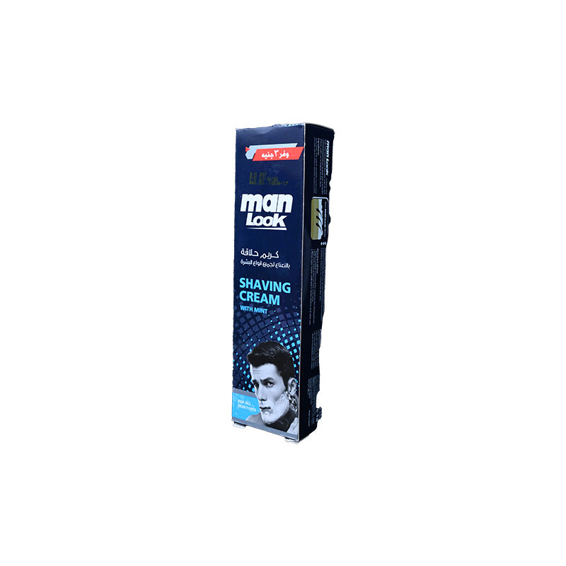 MAN LOOK SHAVING CREAM MINT 90 GM OFFER 3L.E