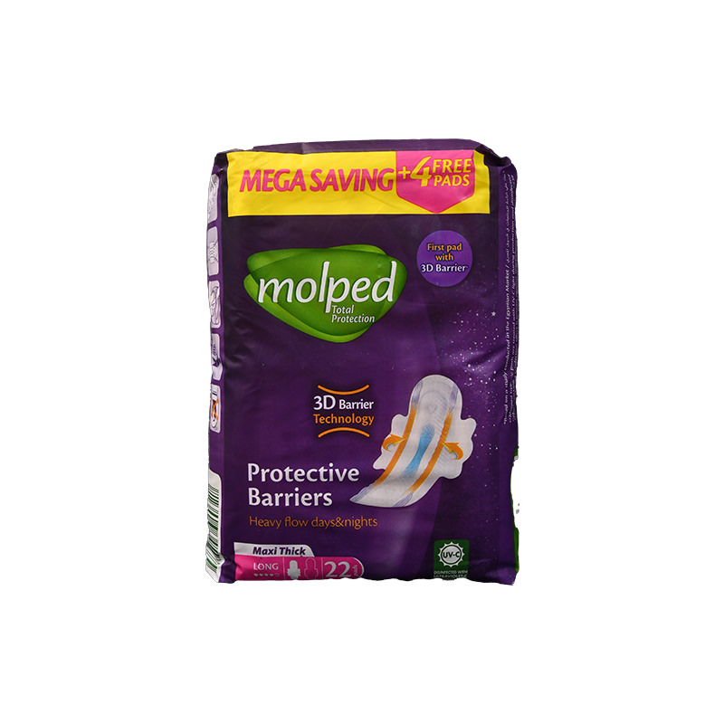 MOLPED MAXI THICK LONG PROTECTIVE BARRIERS 22PADS
