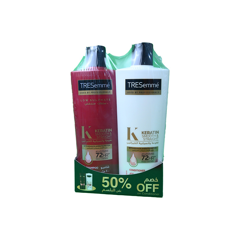 TRESEMME SH KERTAIN+COND KERATIN 400ML50%