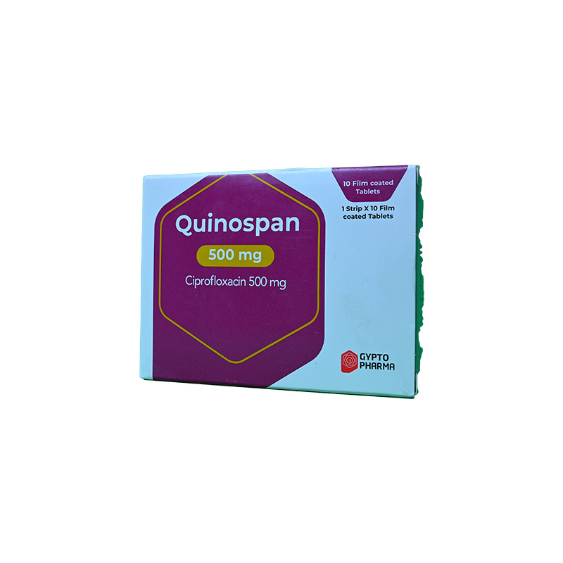 QUINOSPAN 500 MG 10 TAB