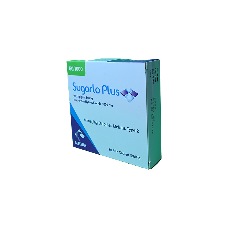 SUGARLO PLUS 50 MG / 1000 MG 30TAB