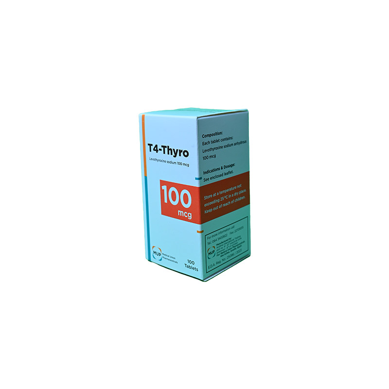 T4 THYRO 100 MCG 100 TAB