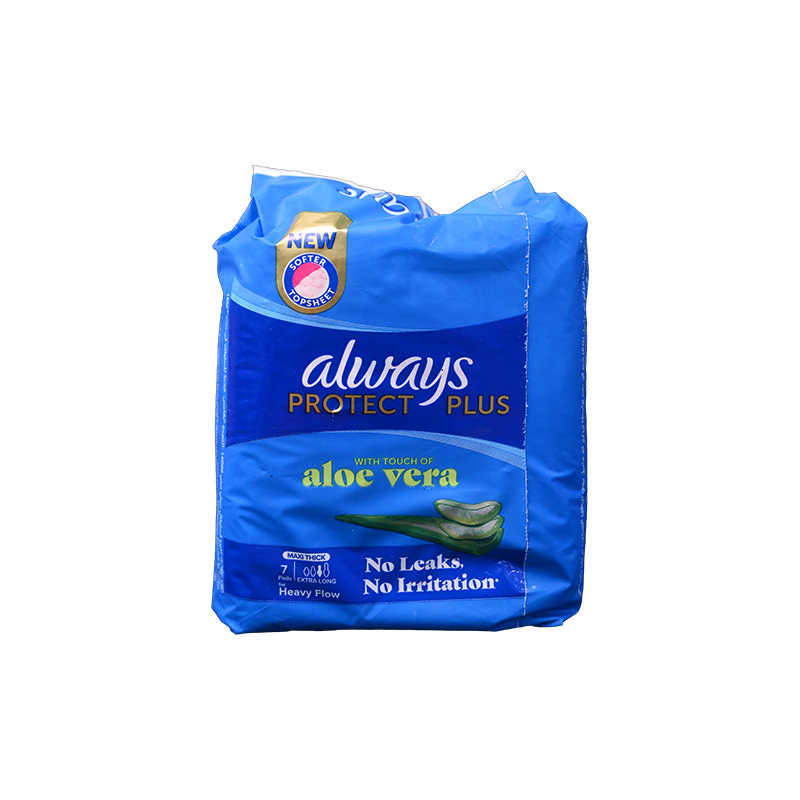 ALWAYS PROTECT PLUS MAXITHICK EX.LONG 7 PAD 1 BOX