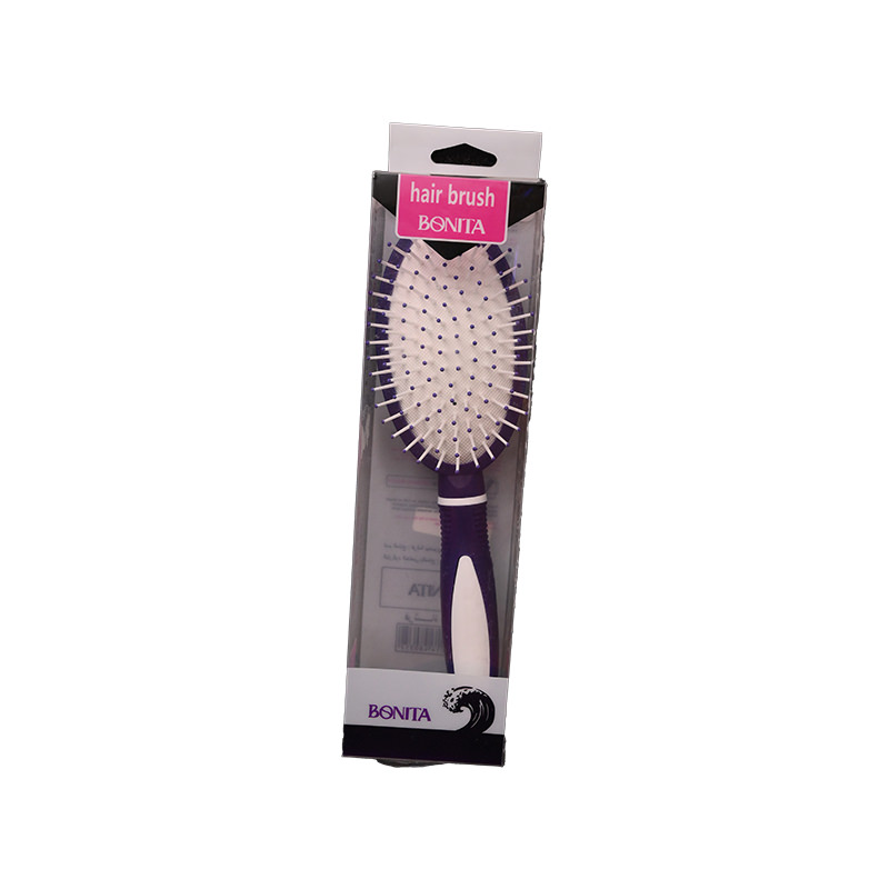 HAIR BRUSH OVAL COLOURS 1 BOX COD 0352