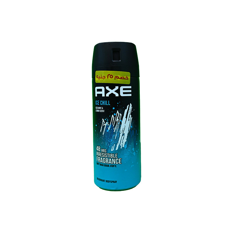 AXE ICE CHILL ICED MINT&LEMON 150ML SPRAY DIS 25LE 1 BOX
