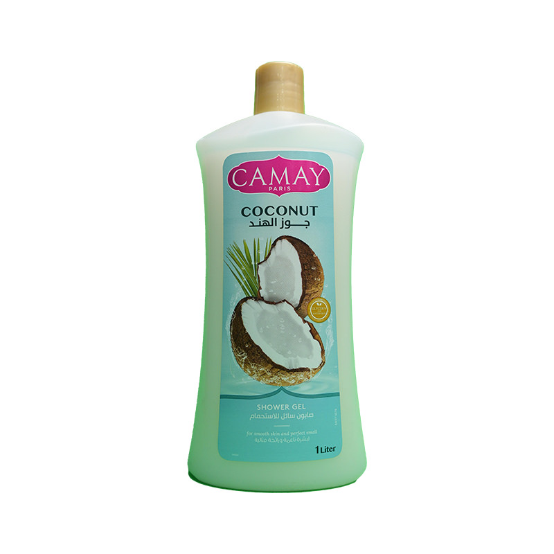 CAMAY COCONUT SHOWER GEL 1 LITER 1 BOX