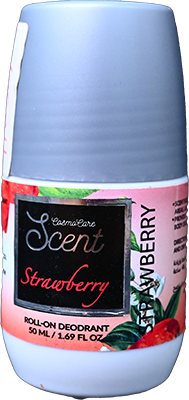 COSMOCARE SCENT STRAWBERRY ROLL ON 50ML 1 BOX