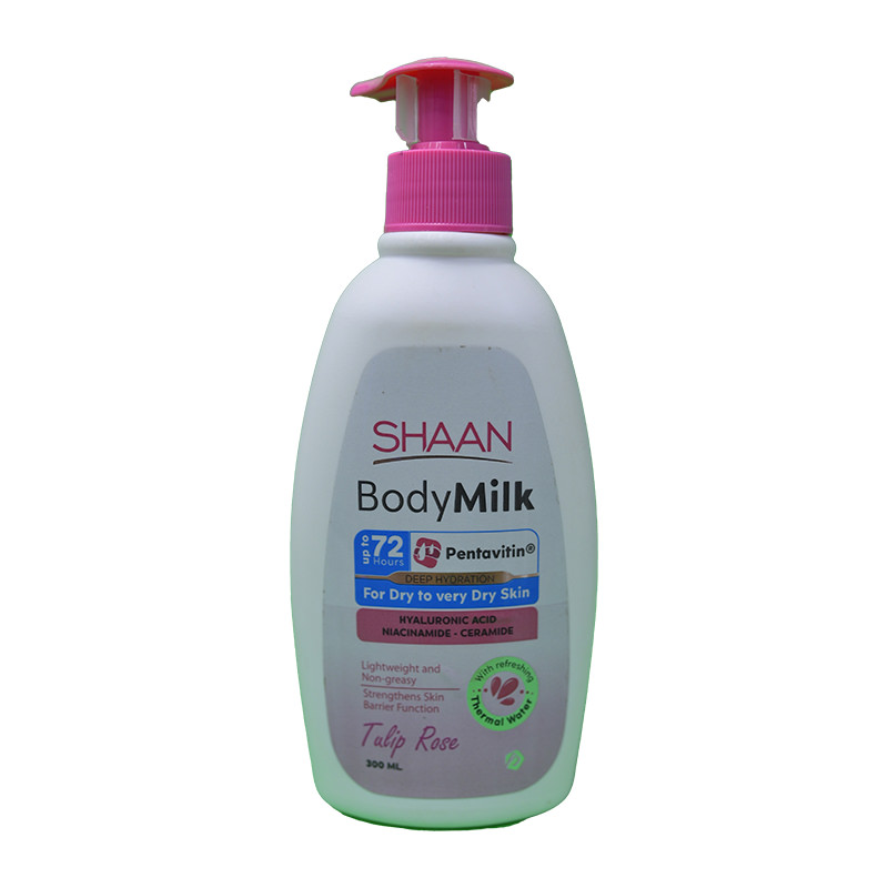 SHAAN BODY MILK TULIP ROSE 300 ML 1 BOX