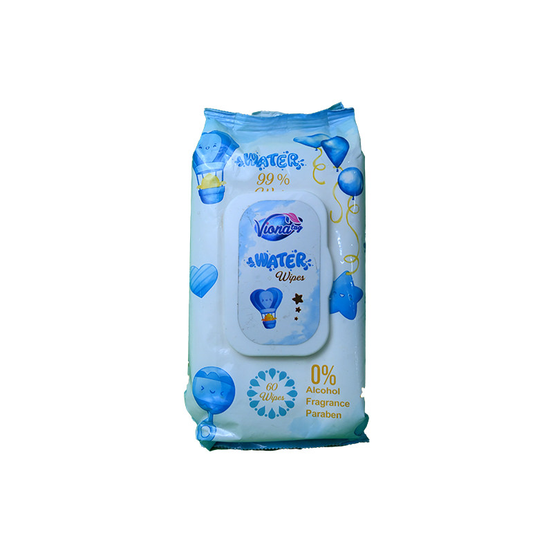 VIONA WATER WIPES 60PCS 1 BOX