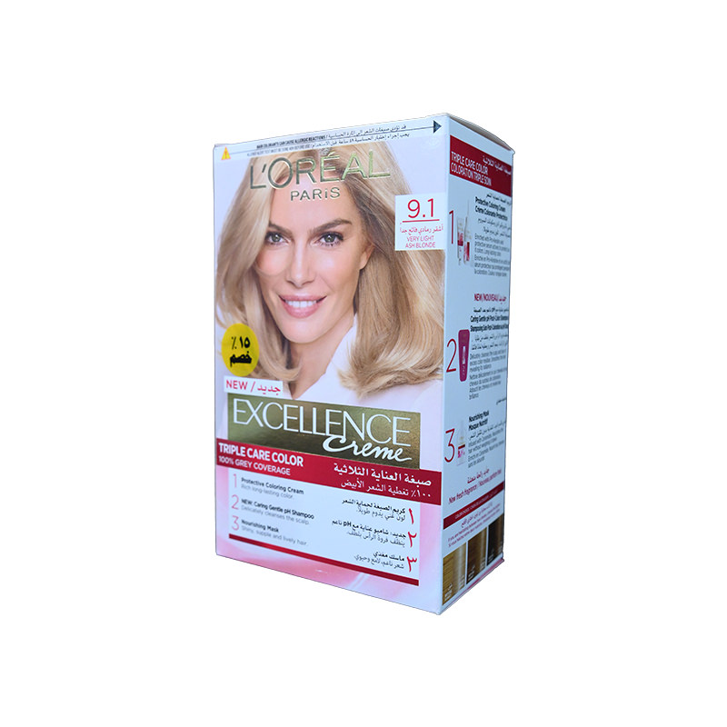 LOREAL EXCELLENCE CREME NO 9.1 OFFER 15% 1 BOX