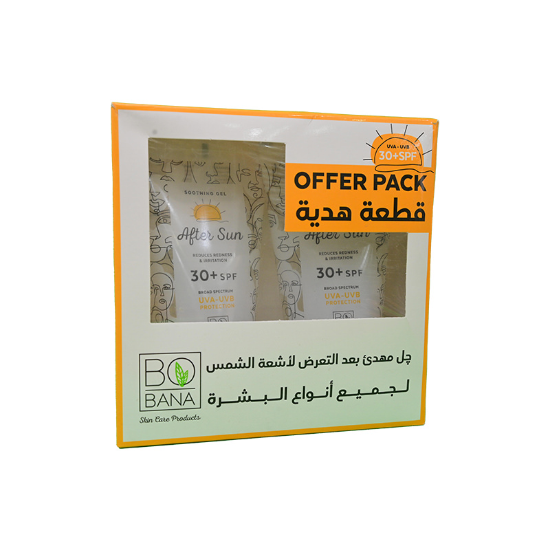 BOBANA AFTER SUN GEL 30+SPF 150ML+1 FREE 1 BOX