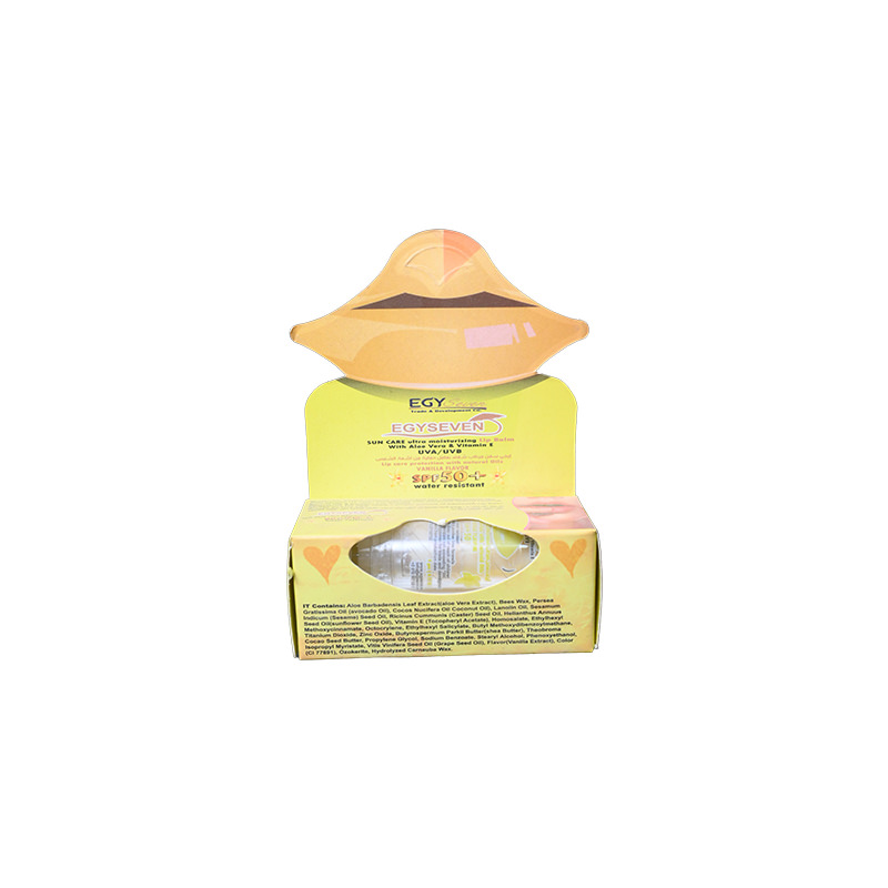 EGYSEVEN SUN CARE SPF+50 LIP BALM VANILIA 1 BOX