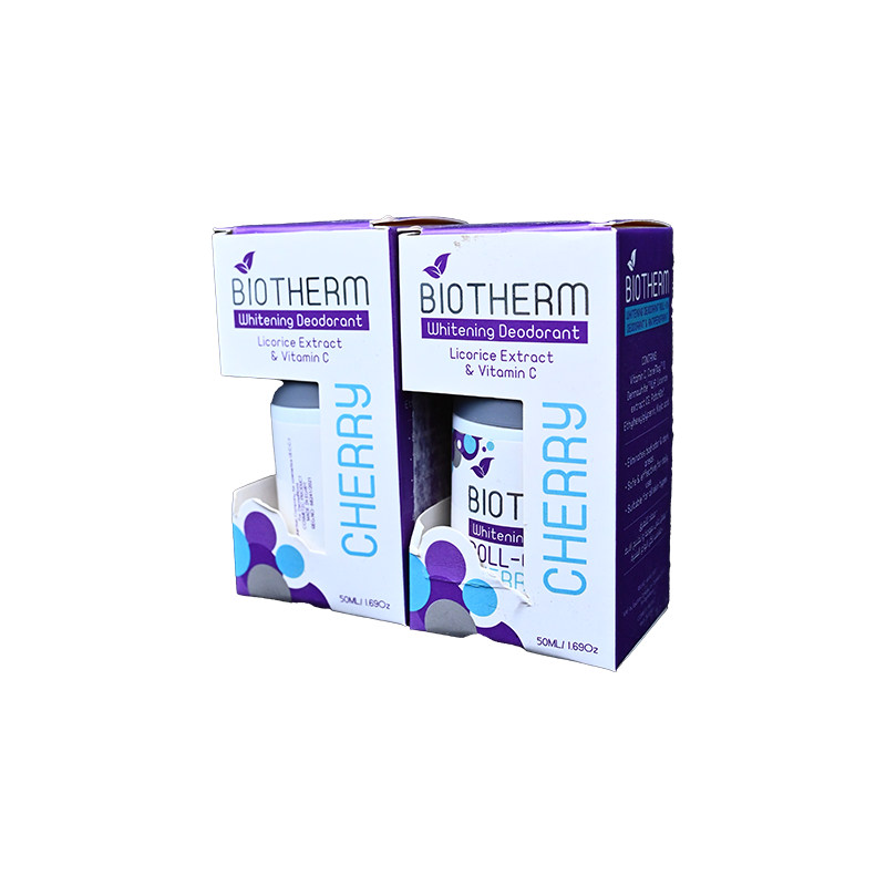 BIOTHERM WHITENING DEODRANT ROLL ON CHERRY 50ML 1 BOX