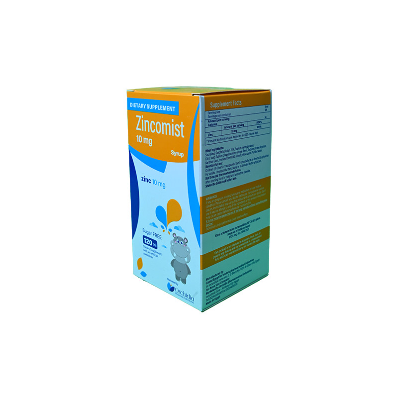 ZINCOMIST SYRUP 120 ML  1 BOX