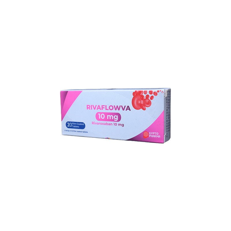RIVAFLOWVA 10 MG TAB 2 STRIP 20 TAB