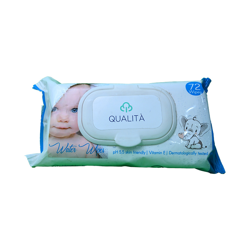 QUALITA WET WIPES OILVE OIL EXTRACT 80 PCS 1 BOX