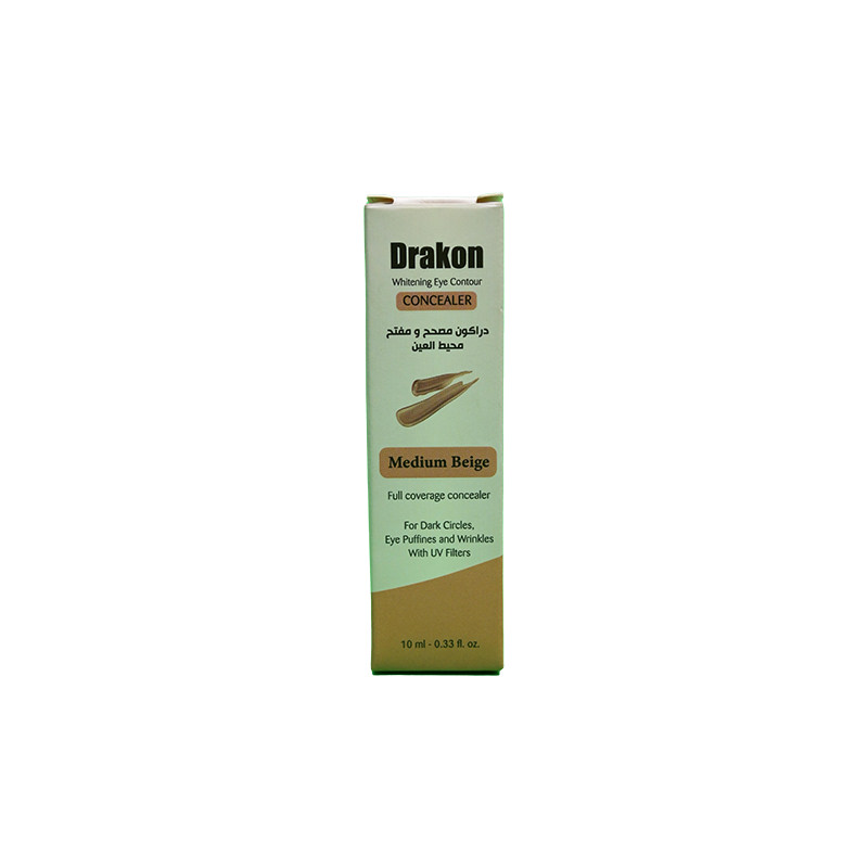 DRAKON WHI EYE CONTOUR CONCEALER MEDIUM BEIGE 10ML 1 BOX