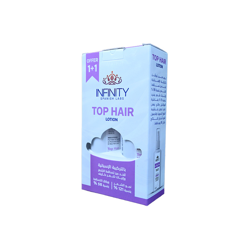INFINITY TOP HAIR LOTION 120 ML +1 FREE 1 BOX