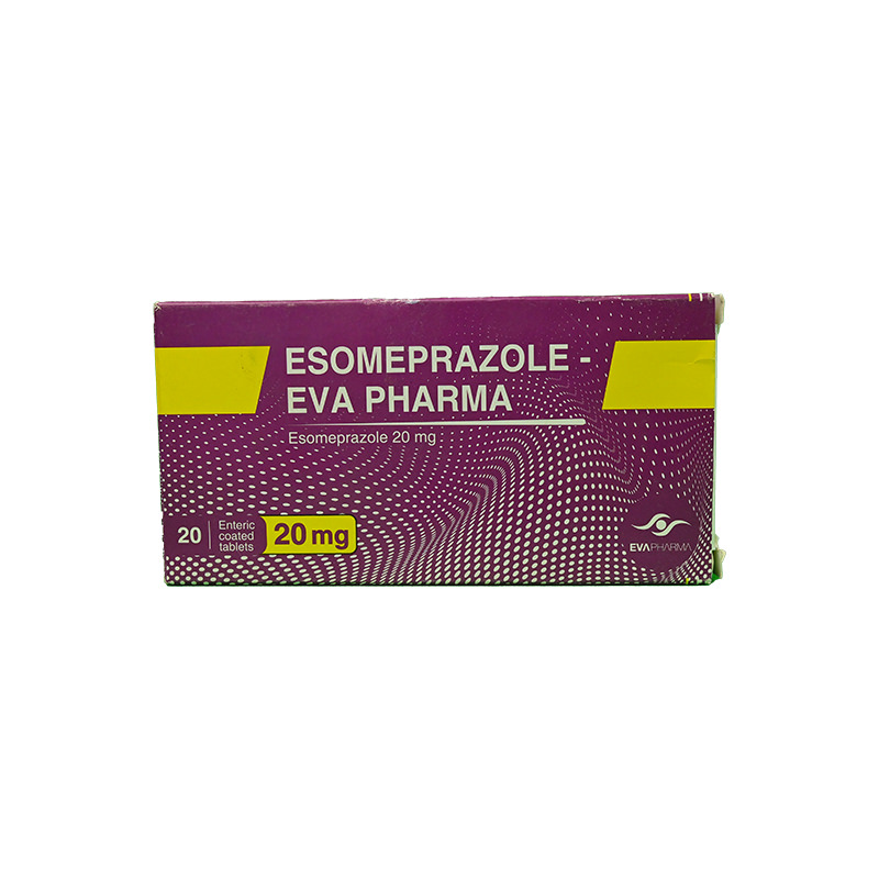 ESOMEPRAZOLE (EVA)20 MG TAB 2 STRIP 20 TAB