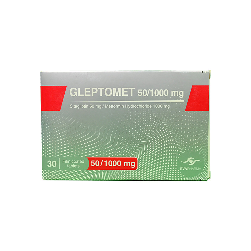 GLEPTOMET 50/1000 MG TAB 3 STRIP 30 TAB
