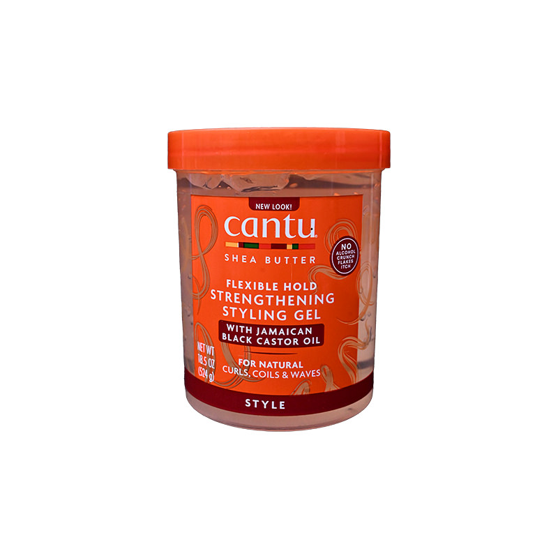 CANTU SHEA BUTTER STYLING GEL BLACK CASTOR 524G 1 BOX