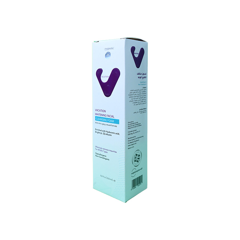 VACATION WHITE FACIAL CLEANSING FOAM 200 ML 1 BOX