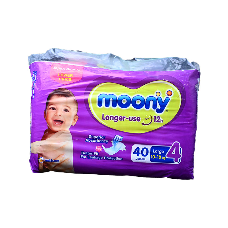 MOONY 40 DIAPERS SIZE 4 1 BOX