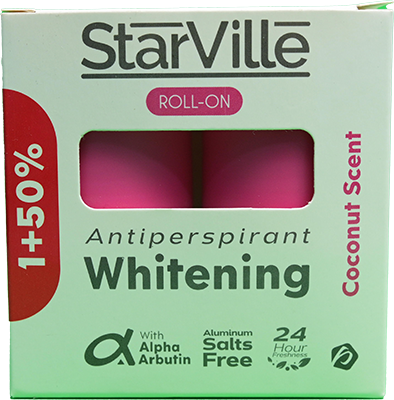 STARVILLE WH ROLL-ON COCONUT SCENT OFF 50% 2ND 1 BOTTLE