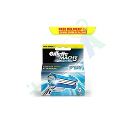 [52172] GILLETTE MACH 3 TURBO BLADES 2  Piece