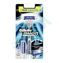 [52179] GILLETTE MACH 3 TURBO MACHINE + 1 BLADES