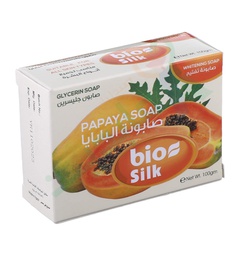 [93082] BIO SILK SOAP PAPAYA FACE&BODY 100G