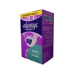 [92785] ALWAYS DAILY LINERS COMFORT PROTECT 40 NORMAL