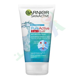 [61626] GARNIER PURE ACTIVE 3IN1 SCRUB 50ML