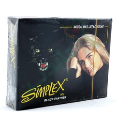 [16517] SIMPLEX CONDOM BLACK PANTHER 3  Piece--