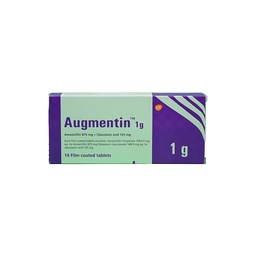 [34740] AUGMENTIN  1 GM  14 TABLET